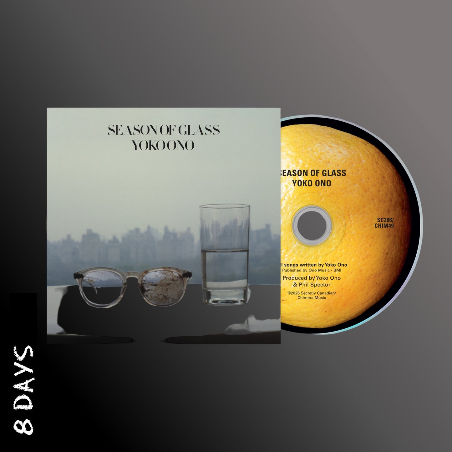 Yoko Ono - Season of Glass - CD - Pre Order 17/7/26