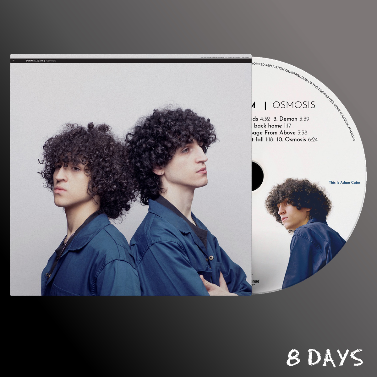 Zohar & Adam - Osmosis - CD | Pre-Order 6.11.26