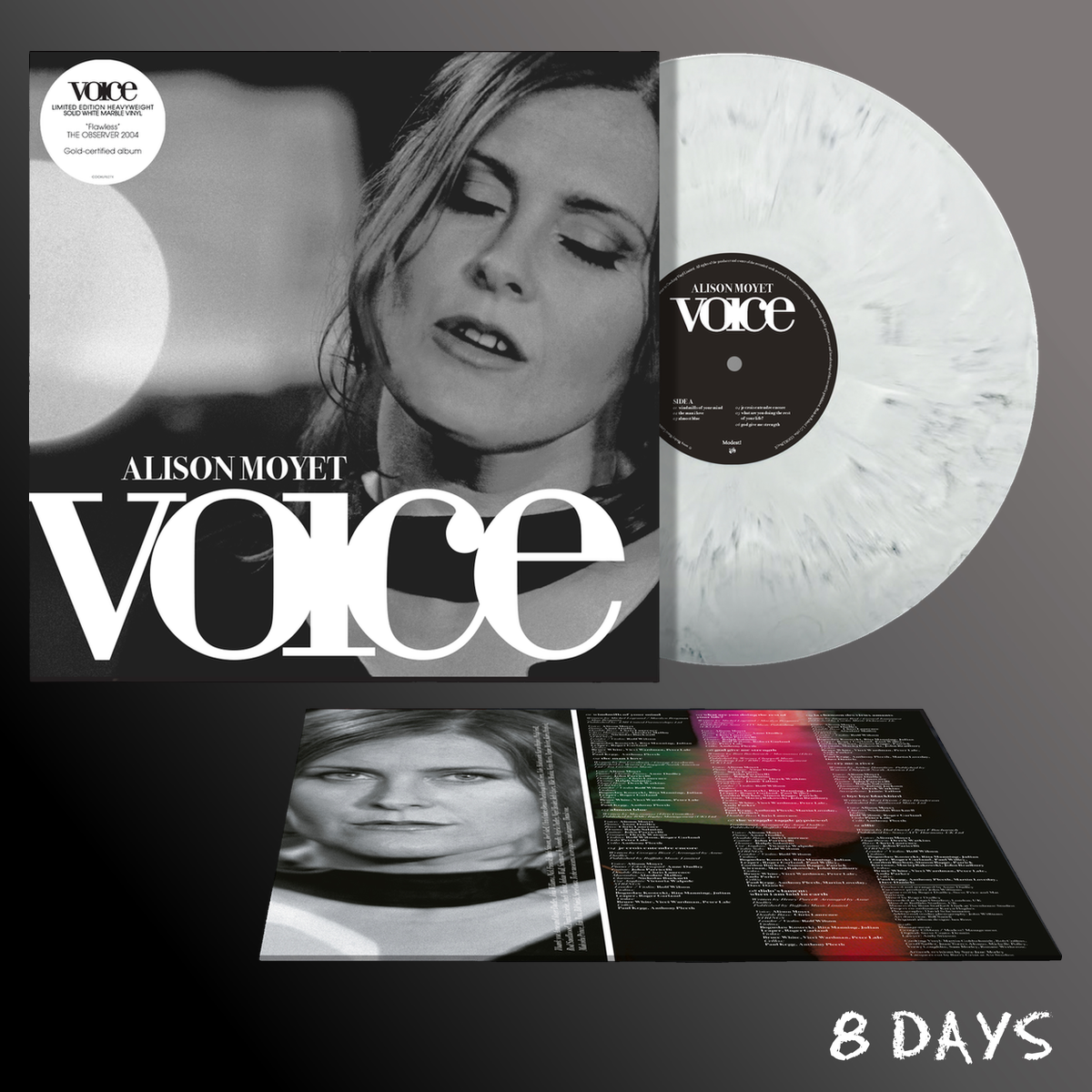 Alison Moyet - Voice - Solid White Marble Vinyl LP | Pre-Order 25.9.26