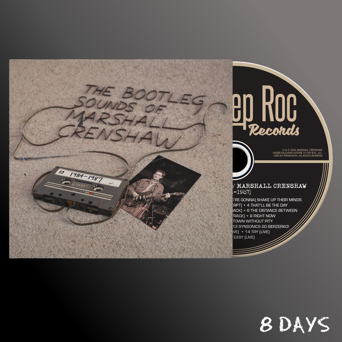 Marshall Crenshaw - The Bootleg Sounds of Marshall Crenshaw: 1984-87 - CD | Pre-Order 23.10.26