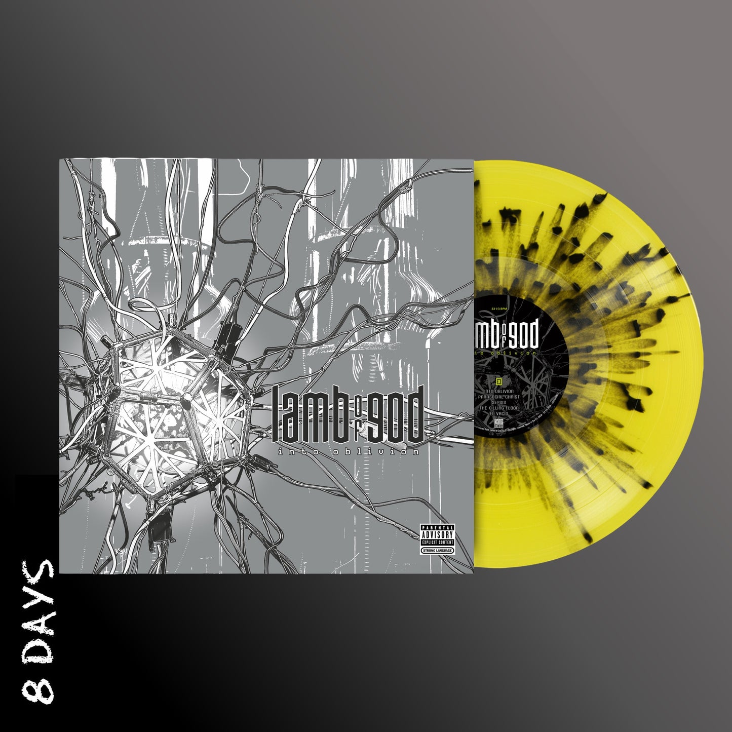 Lamb Of God - Into Oblivion - Limited Yellow & Black Splatter Vinyl
