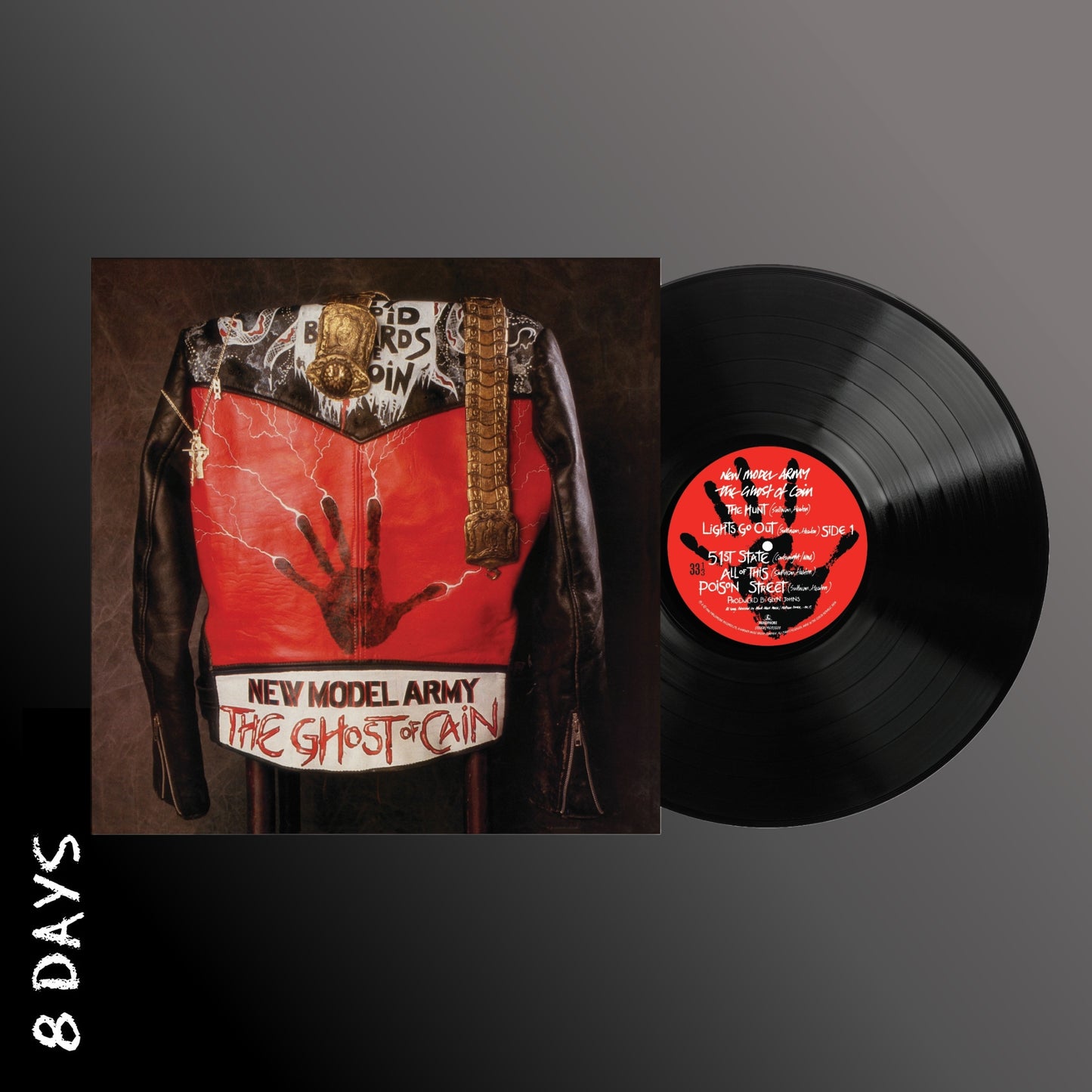 New Model Army - The Ghost Of Cain - Black Vinyl - Pre Order 26/6/26