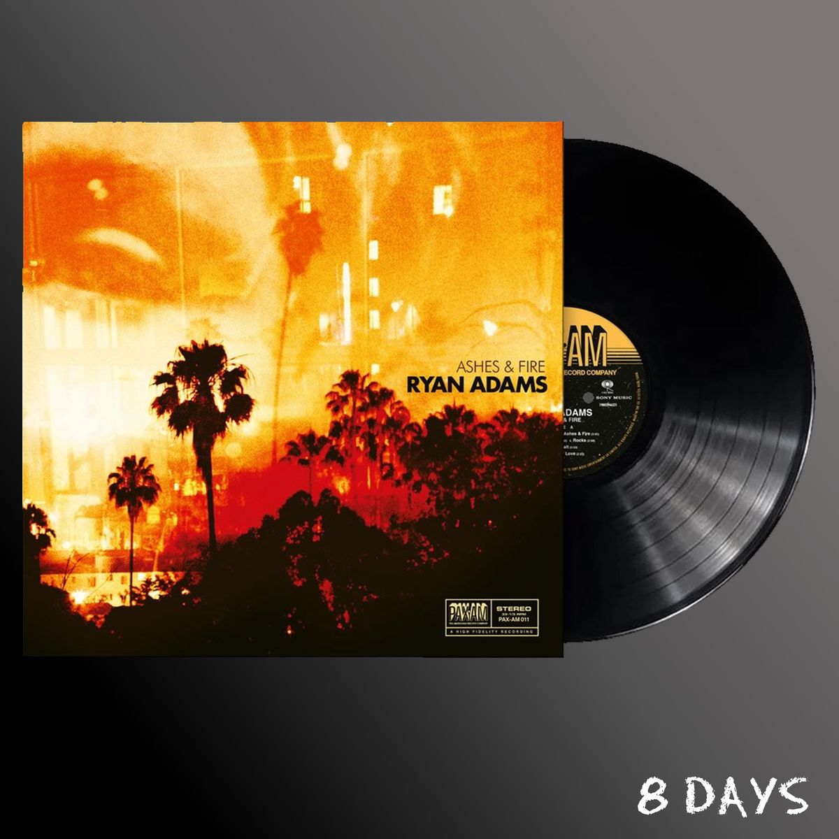 Ryan Adams - Ashes & Fire - Black Vinyl LP