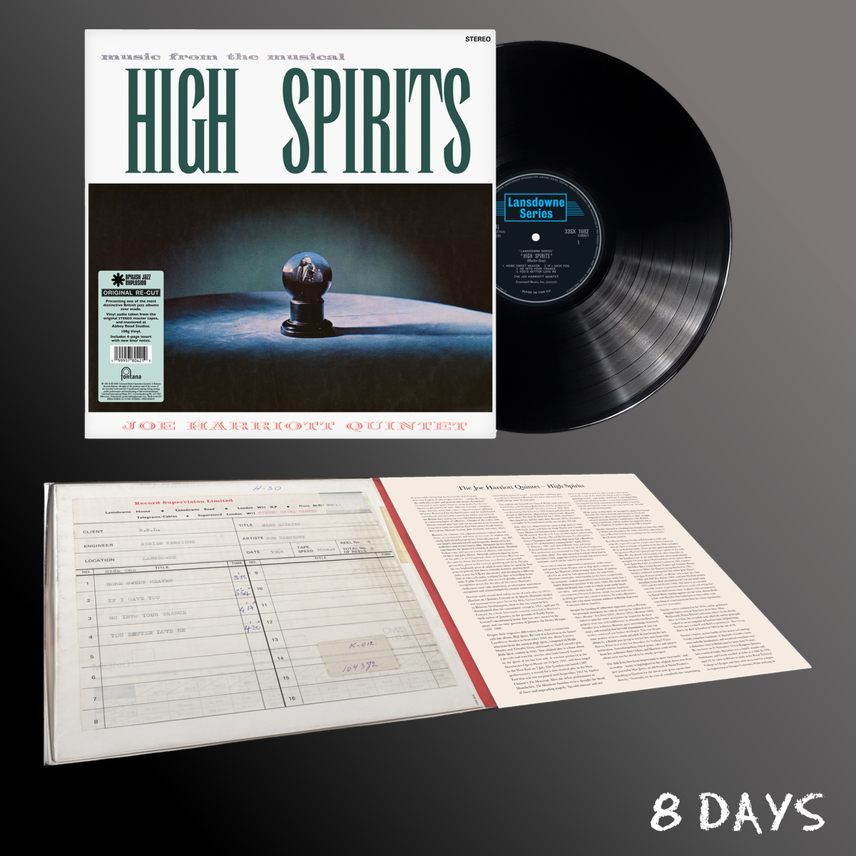 The Joe Harriott Quintet - High Spirits - Black Vinyl LP | Pre-Order 16.10.26