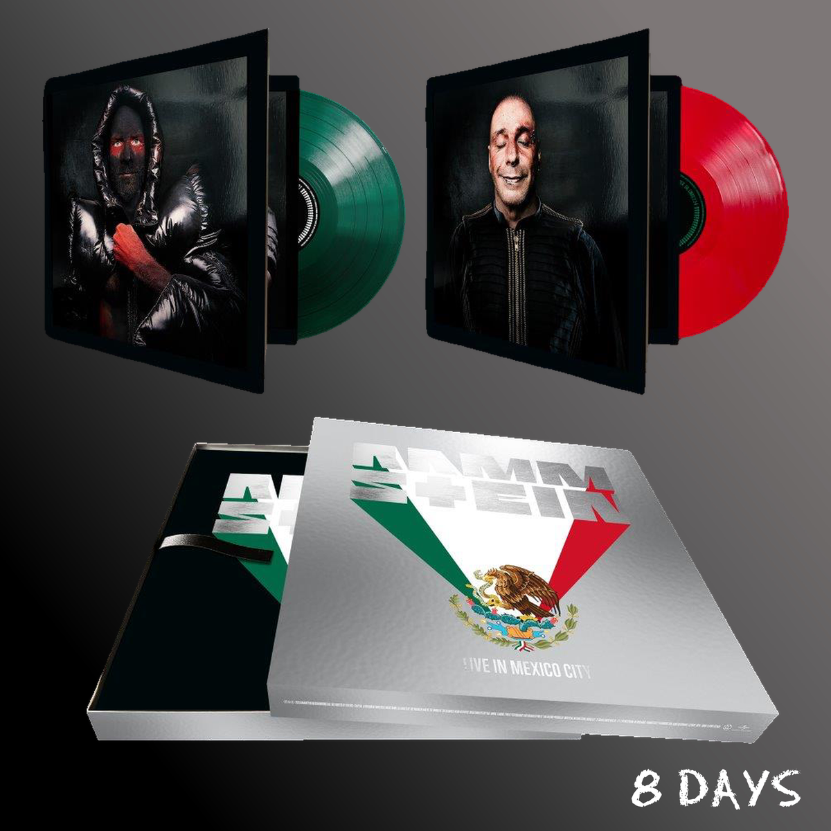 Rammstein - Live In Mexico City - Mexico Colours & Splatter Vinyl 4LP | Pre-Order 20.11.26