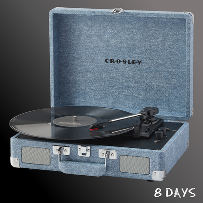 Crosley - Cruiser Plus Portable Turntable - Washed Denim