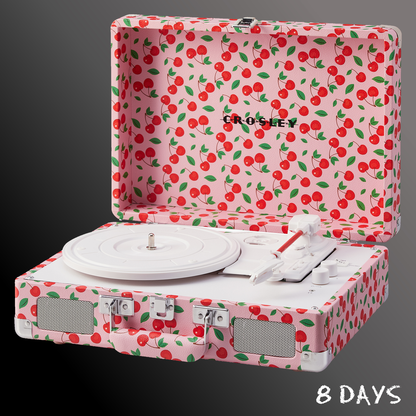 Crosley - Cruiser Plus Portable Turntable - Retro Cherry
