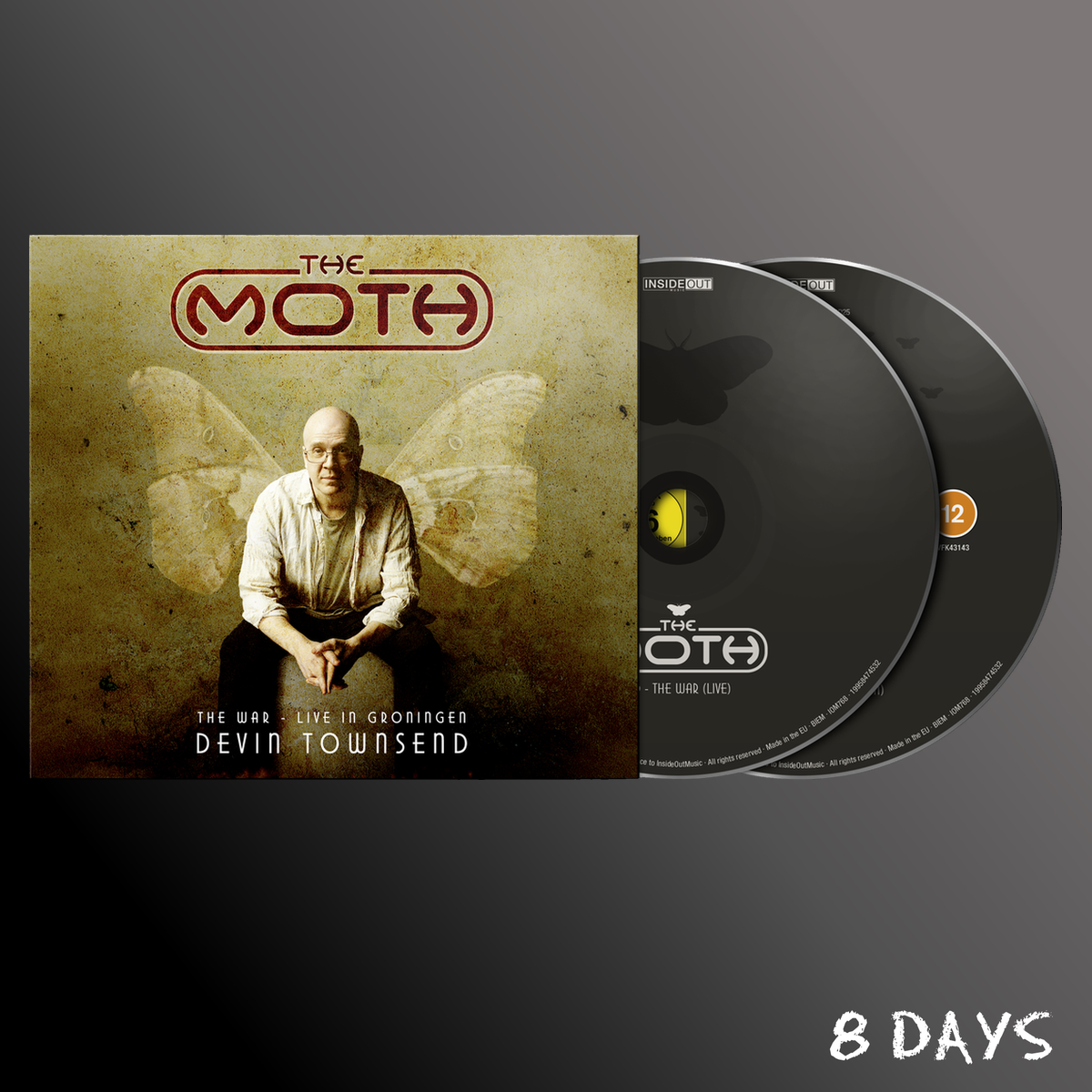 Devin Townsend - The Moth (The War - Live) - CD + Blu-ray | Pre-Order 6.11.26