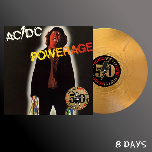 AC/DC - Powerage (50th Anniversary) - Gold Vinyl LP