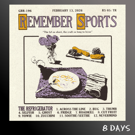 Remember Sports - The Refrigerator - Black Vinyl LP | Pre-Order 4.9.26