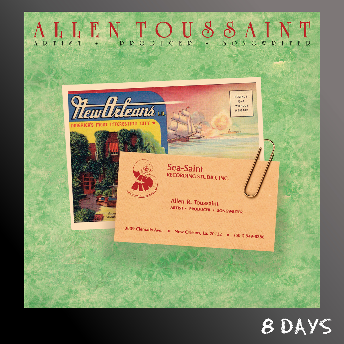 Allen Toussaint - Artist Producer Songwriter - Black Vinyl LP | Pre-Order 29.1.27