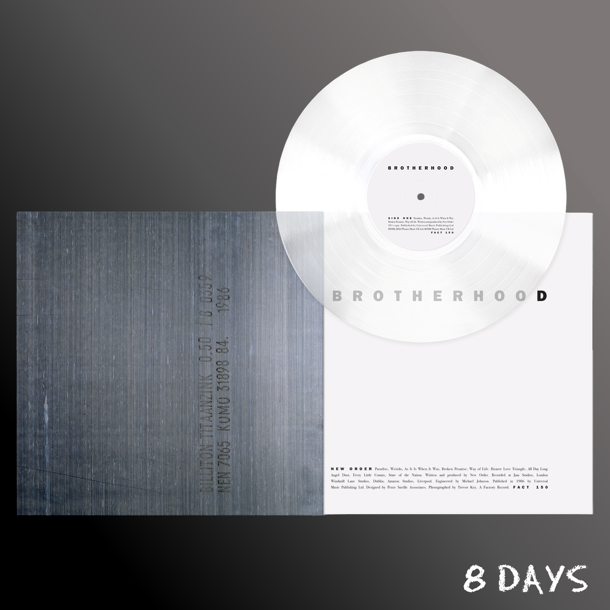 New Order - Brotherhood - Crystal Clear Vinyl LP | Pre-Order 17.10.26