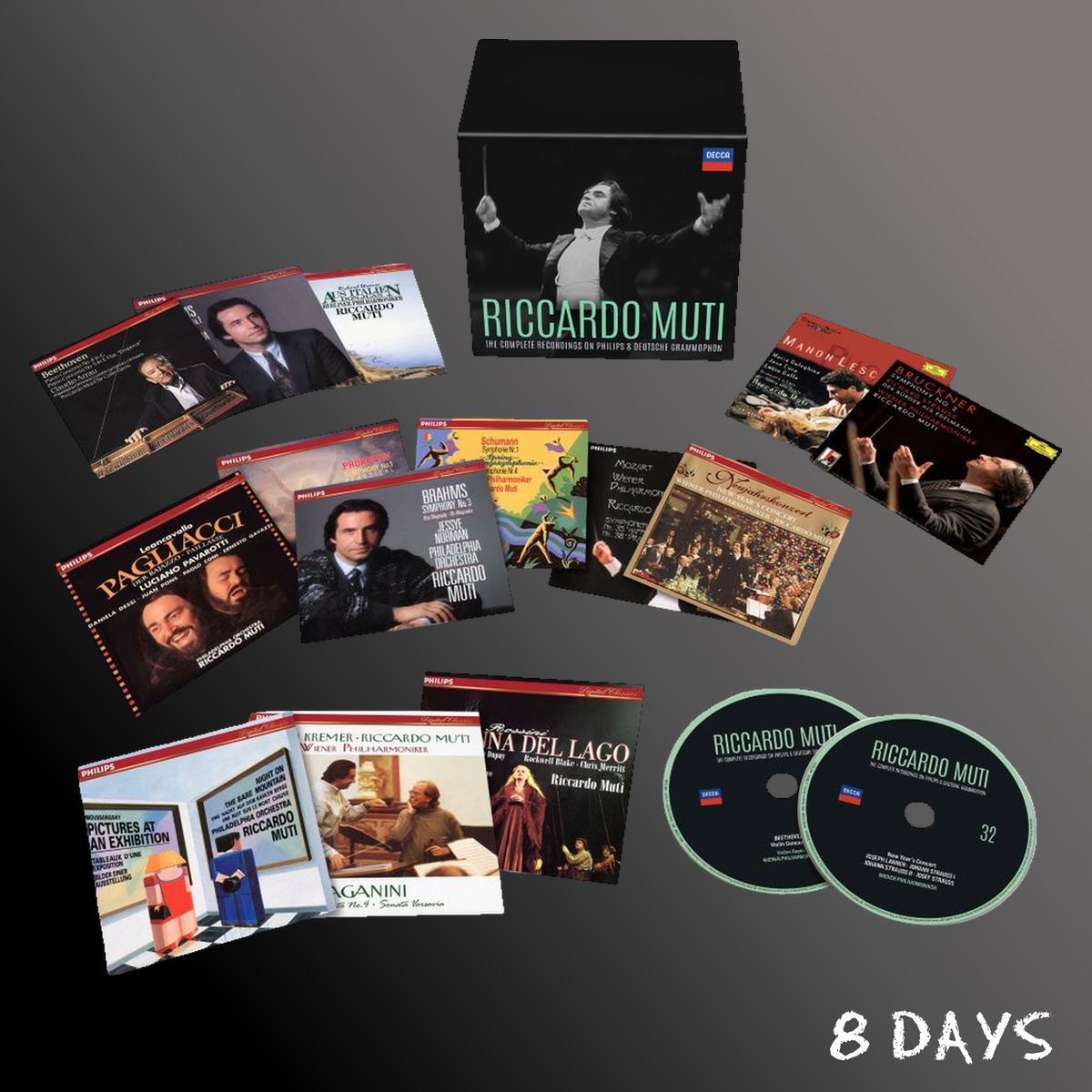 Riccardo Muti - Complete Recordings On Philips & Duetsche Grammophon - 4DVD 33CD | Pre-Order 23.10.26