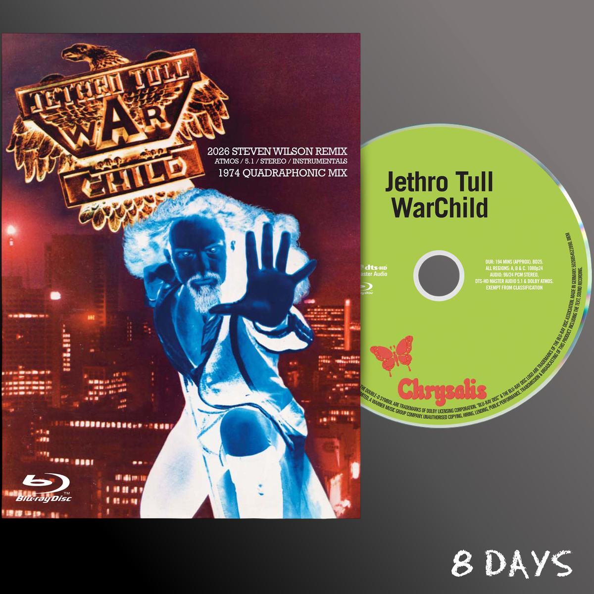 Jethro Tull - Warchild - Blu-ray Audio | Pre-Order 21.8.26