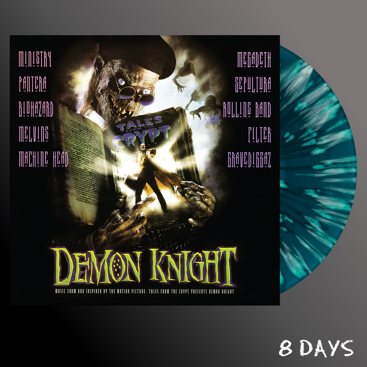 Tales From The Crypt Presents: Demon Knight Soundtrack - Blue & White Splatter Vinyl LP | Pre-Order 16.10.26