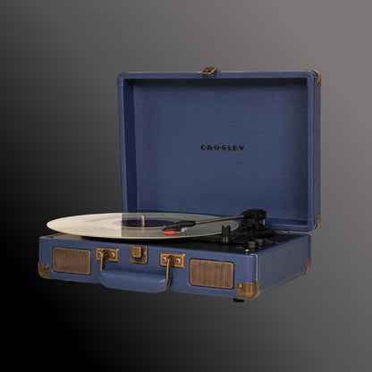 Crosley - Cruiser Deluxe - Bluetooth Turntable - Navy