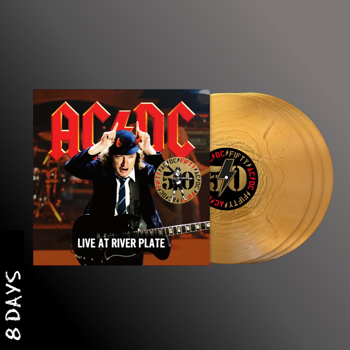 AC/DC - Live At River Plate - 50th Anniversary - 3LP Gold Vinyl