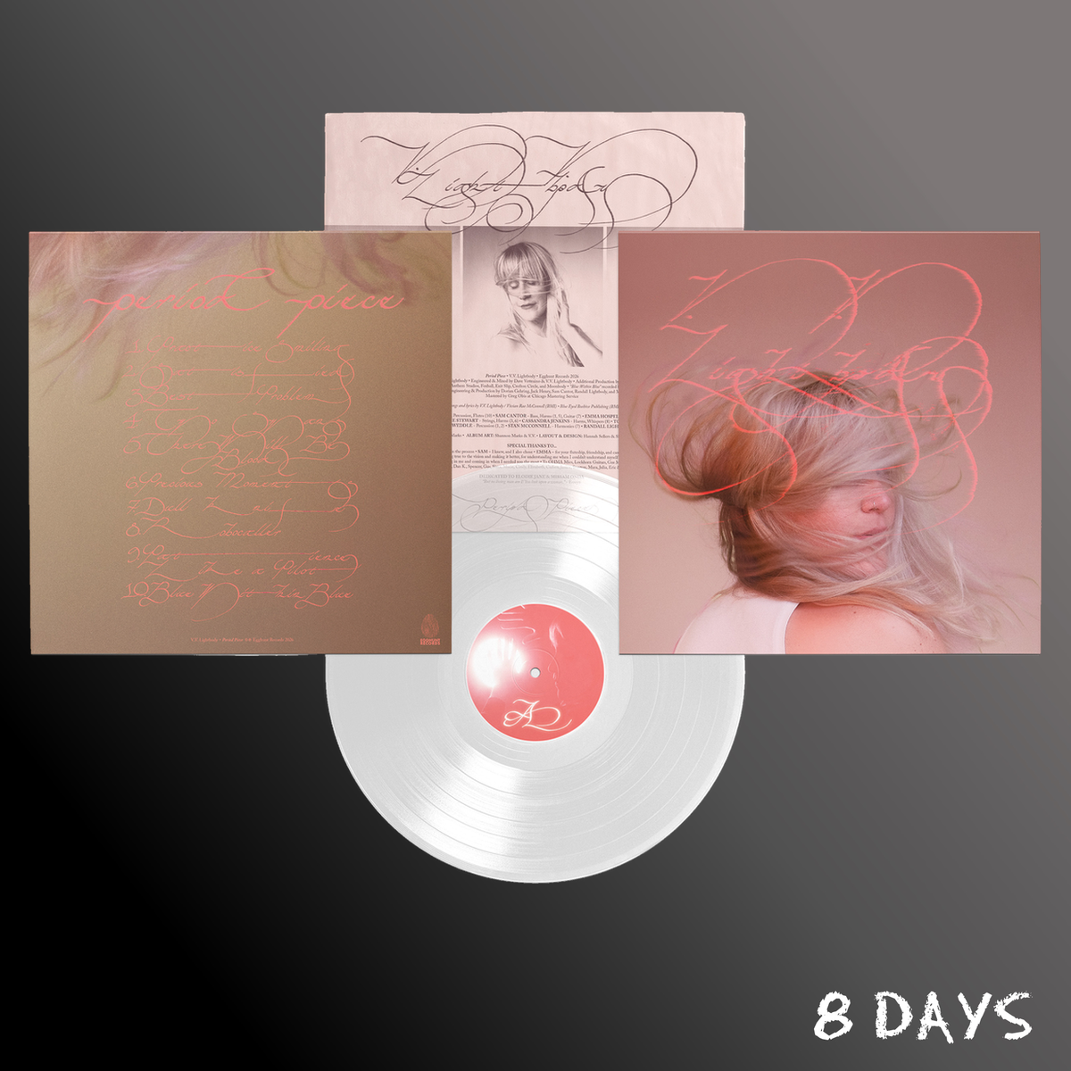 V.V. Lightbody - Period Piece - Clear Vinyl LP | Pre-Order 9.10.26