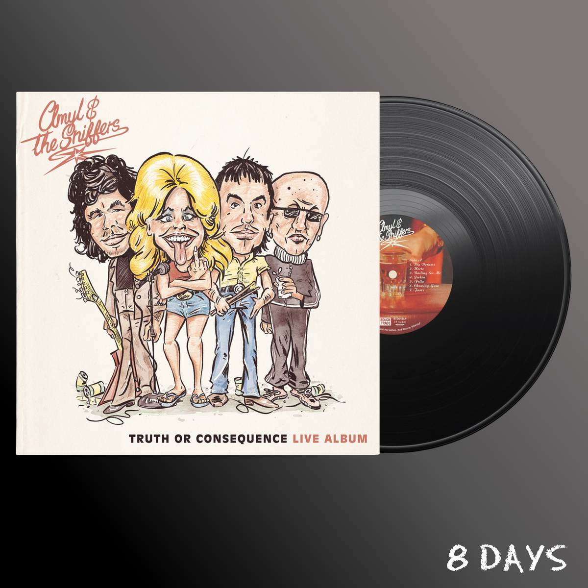 Amyl and the Sniffers - Truth or Consequence (Live from El Coyote) - Black Vinyl LP | Pre-Order 4.9.26