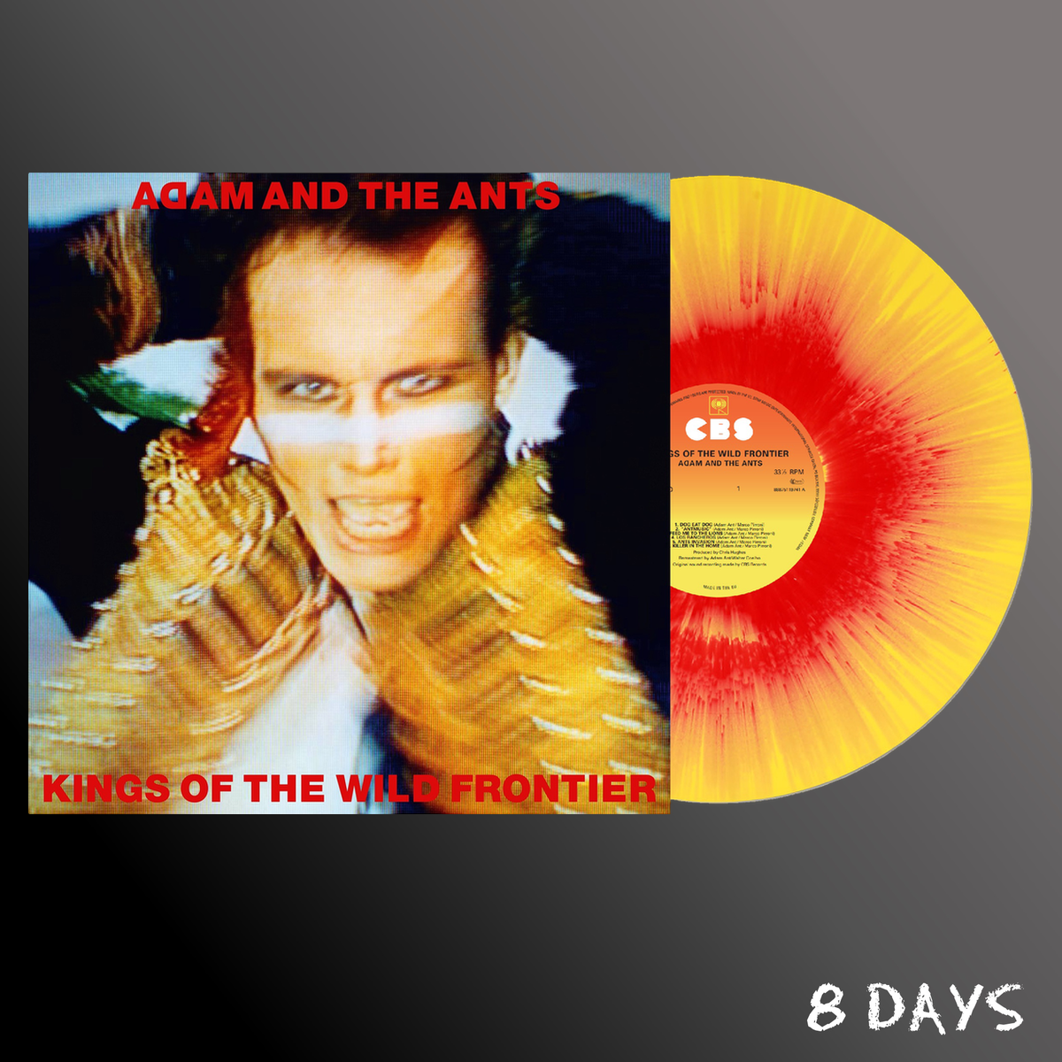Adam & The Ants - Kings Of The Wild Frontier - Sunburst Splatter Vinyl LP | Pre-Order 17.10.26