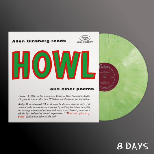 Allen Ginsberg - Howl and Other Poems - Eco-Mix Green Vinyl LP | Pre-Order 4/9/26