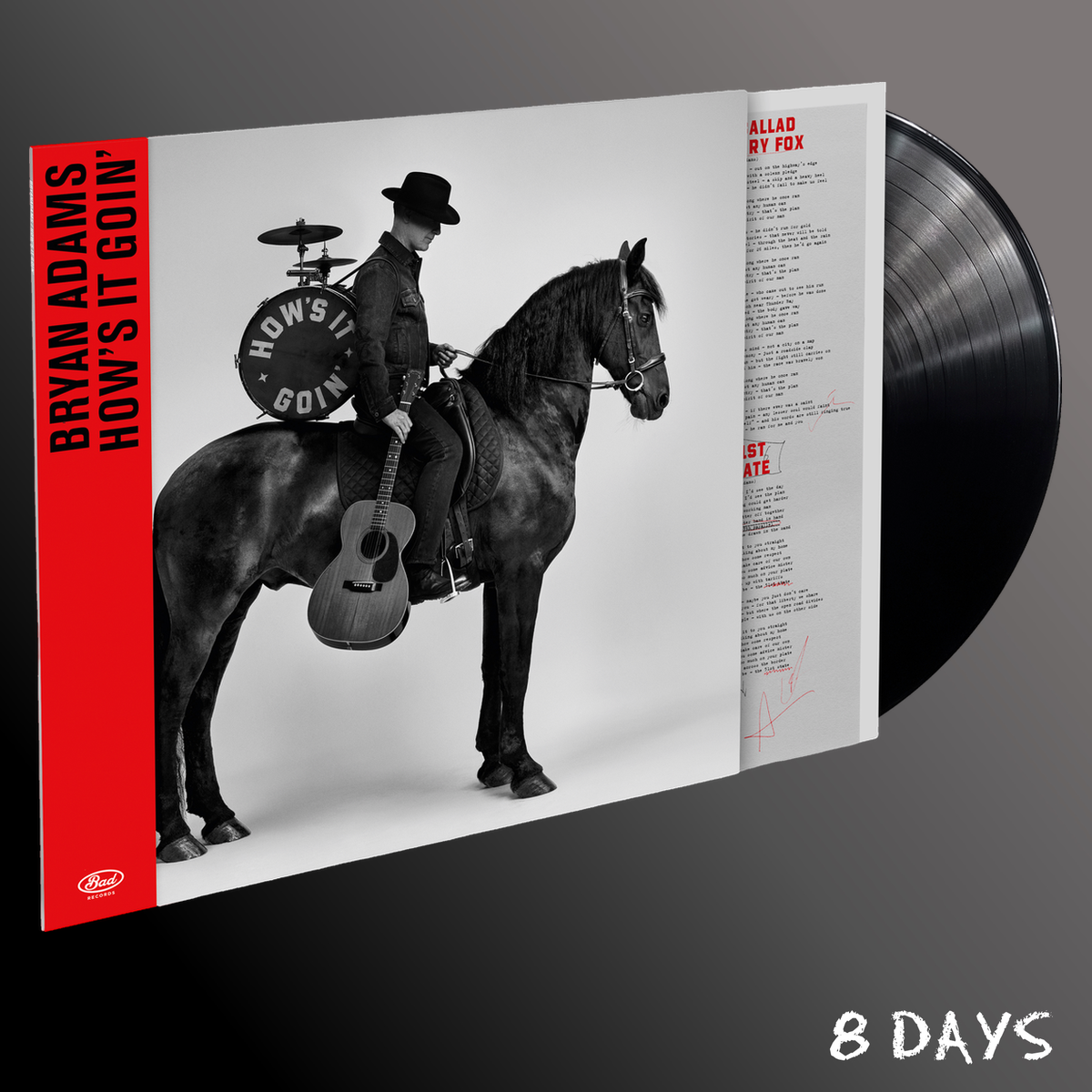 Bryan Adams - How's It Goin' - Black Vinyl LP | Pre-Order 6.11.26