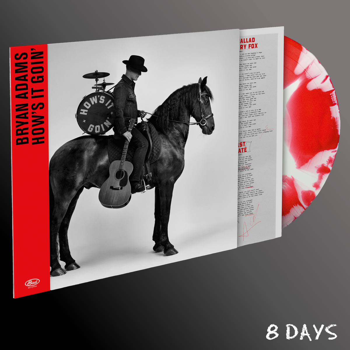 Bryan Adams - How's It Goin' - Red & White Sunburst Vinyl LP | Pre-Order 6.11.26