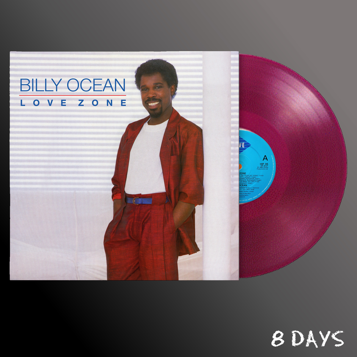 Billy Ocean - Love Zone - Violet Transparent Vinyl LP | Pre-Order 17.10.26