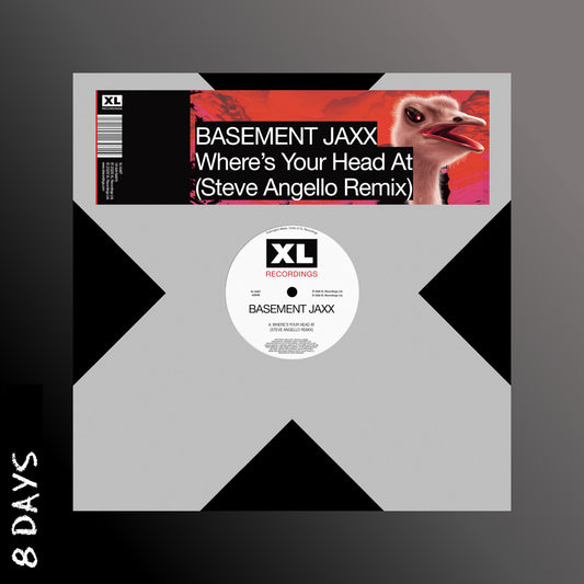 Basement Jaxx - Where’s Your Head At (Steve Angello Remix) - 12" Black Vinyl - Pre Order 22/5/26