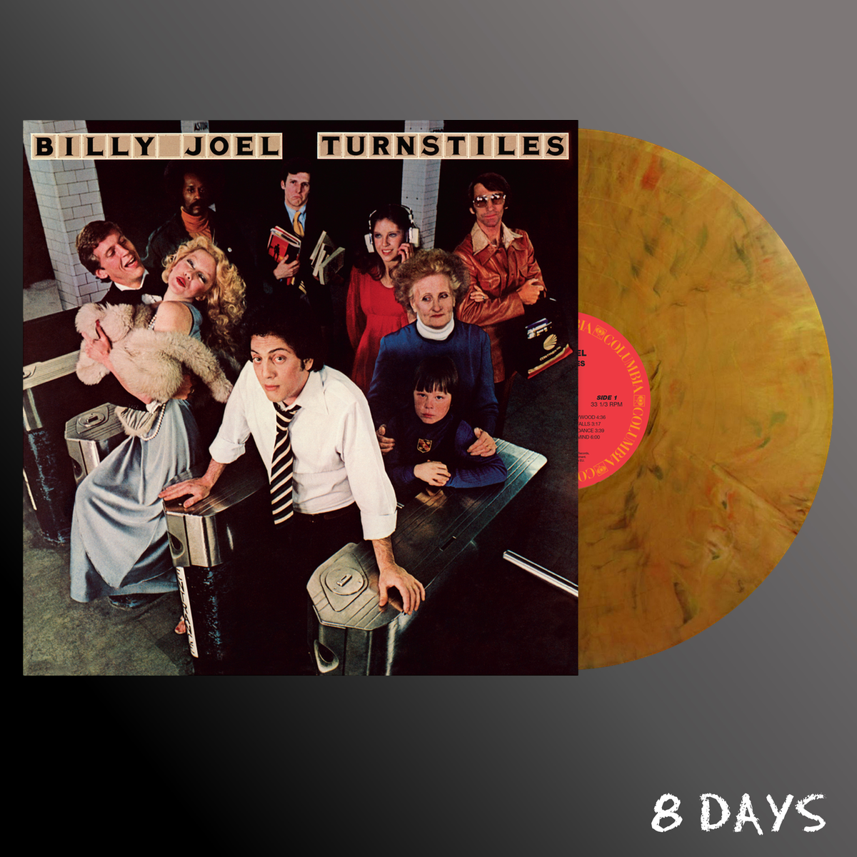 Billy Joel - Turnstiles - Subway Token Gold Vinyl LP | Pre-Order 17.10.26