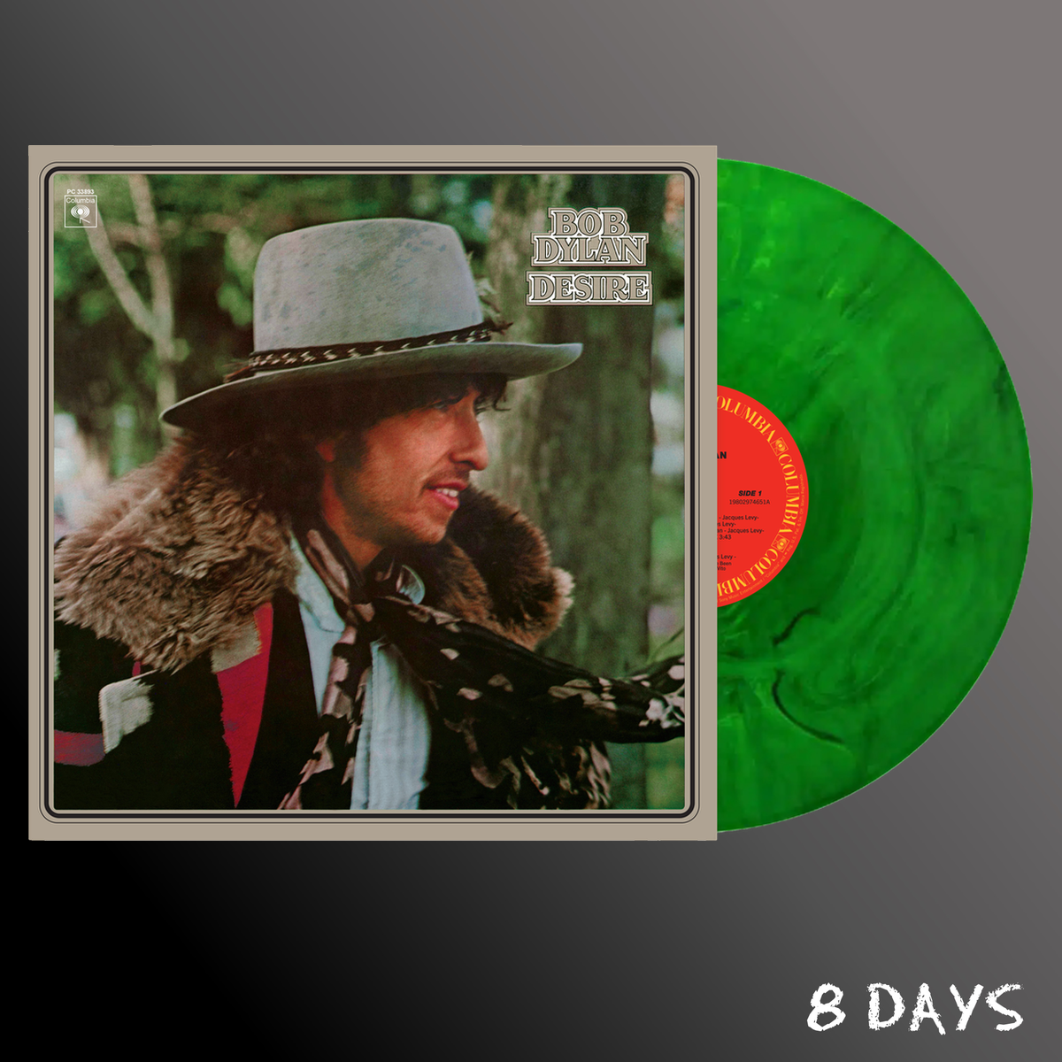 Bob Dylan - Desire - Cypress Green Marbled Vinyl LP | Pre-Order 17.10.26