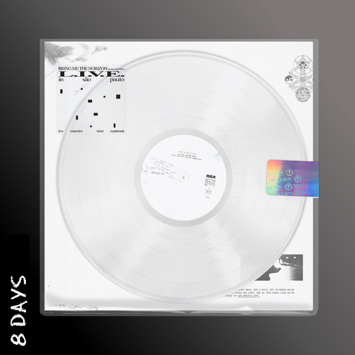 Bring Me the Horizon - L.I.V.E. in São Paulo - 2LP Crystal Clear Vinyl - Pre Order 10/4/26