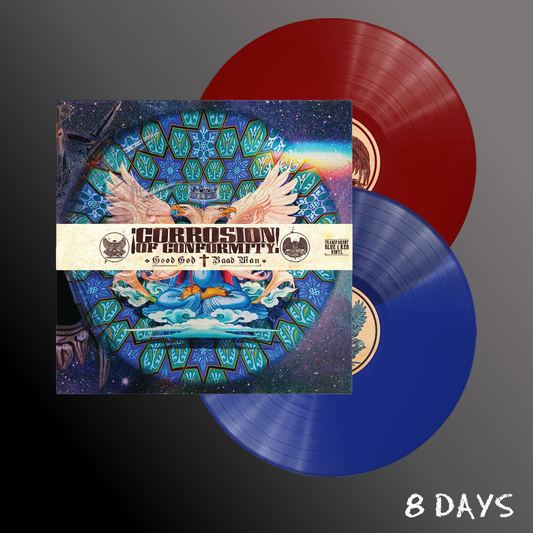 Corrosion Of Conformity - Good God / Baad Man - Blue & Red Vinyl LP | Pre-Order 27.11.26