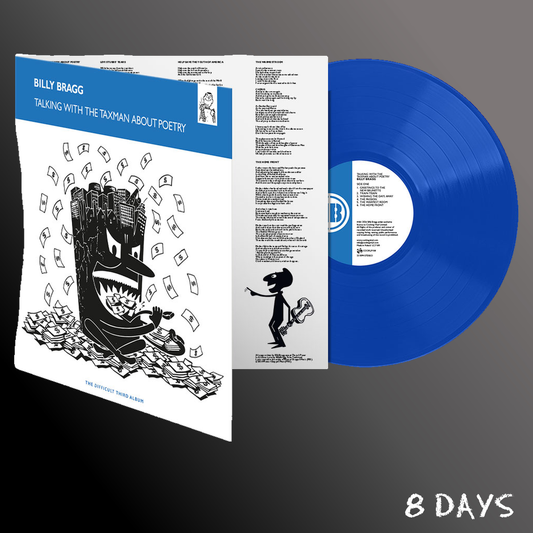 Billy Bragg - Talking With The Taxman About Poetry - Solid Blue Vinyl LP | Pre-Order 6.11.26