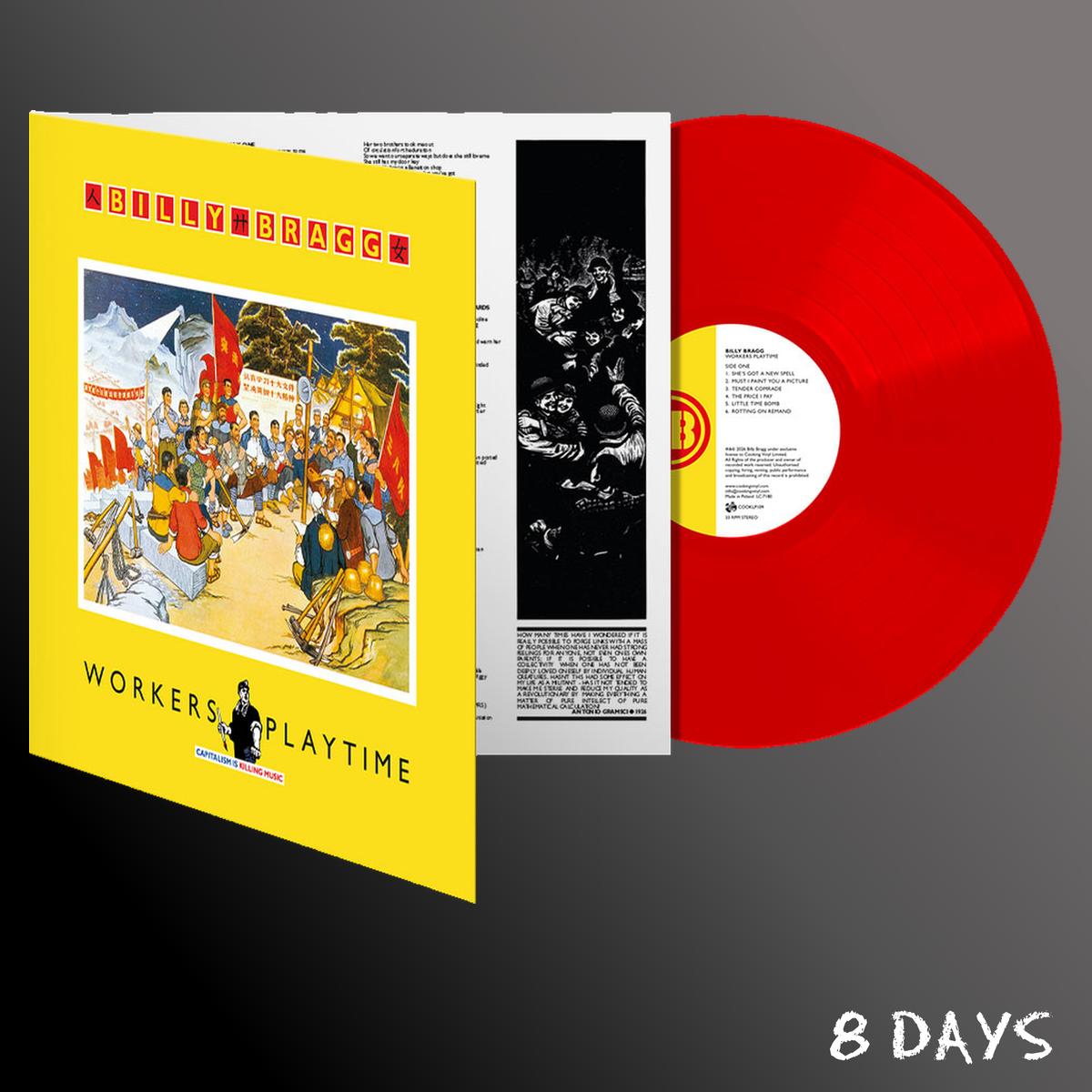 Billy Bragg - Workers Playtime - Solid Red Vinyl LP | Pre-Order 6.11.26