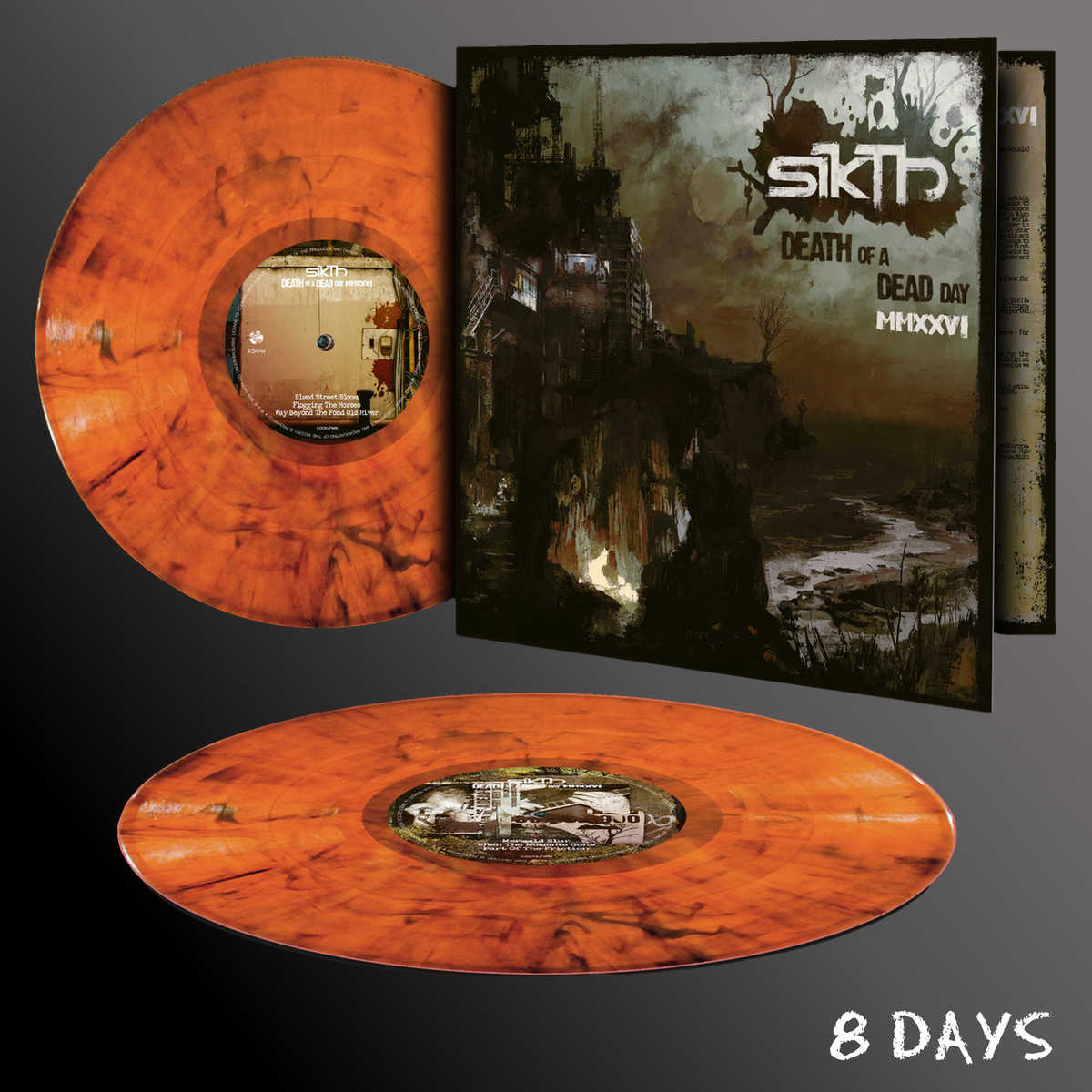 SikTh - Death of a Dead Day MMXXVI - Orange & Black Smoke Vinyl 2LP | Pre-Order 4.12.26