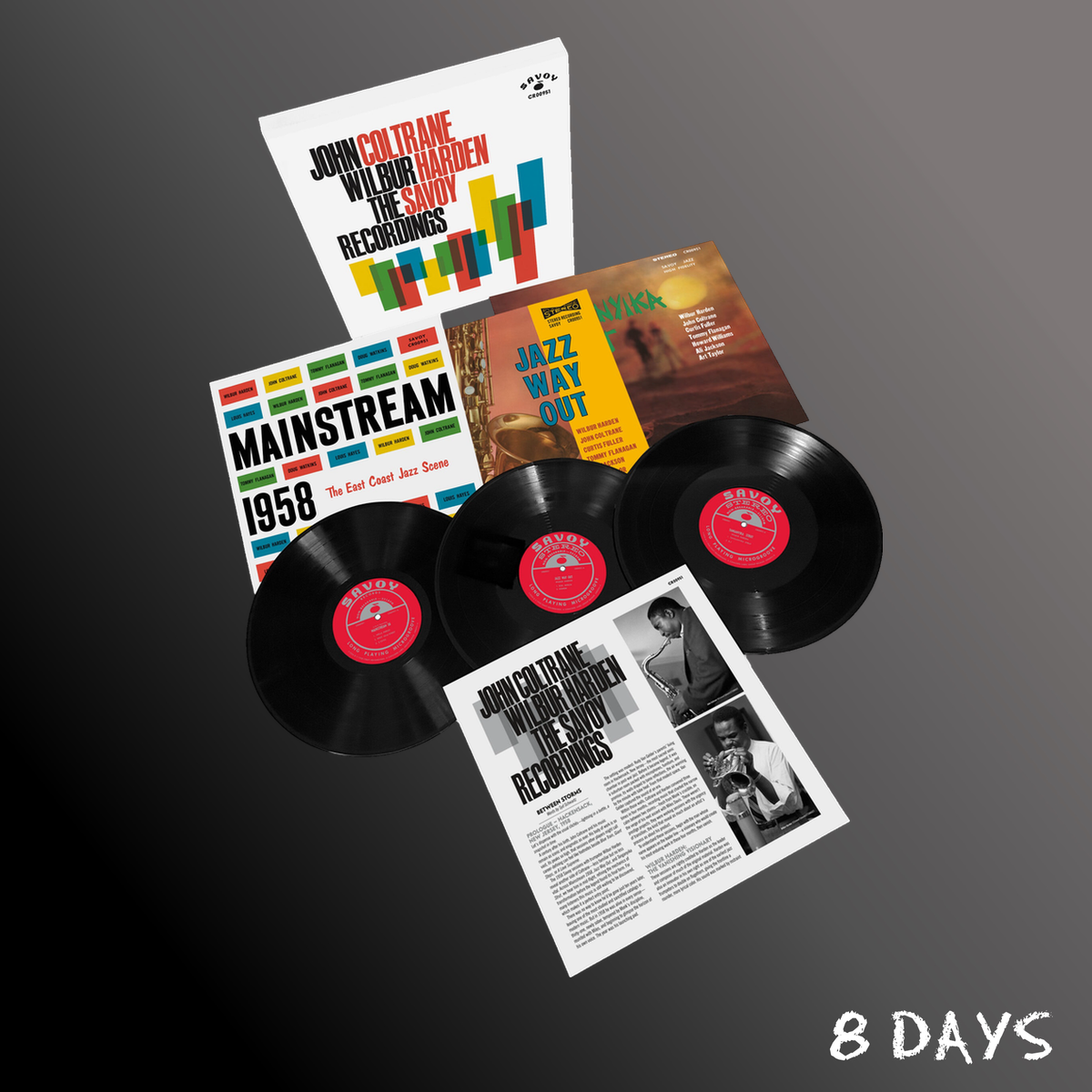 John Coltrane & Wilbur Harden - The Savoy Recordings - Black Vinyl 3LP | Pre-Order 13.11.26