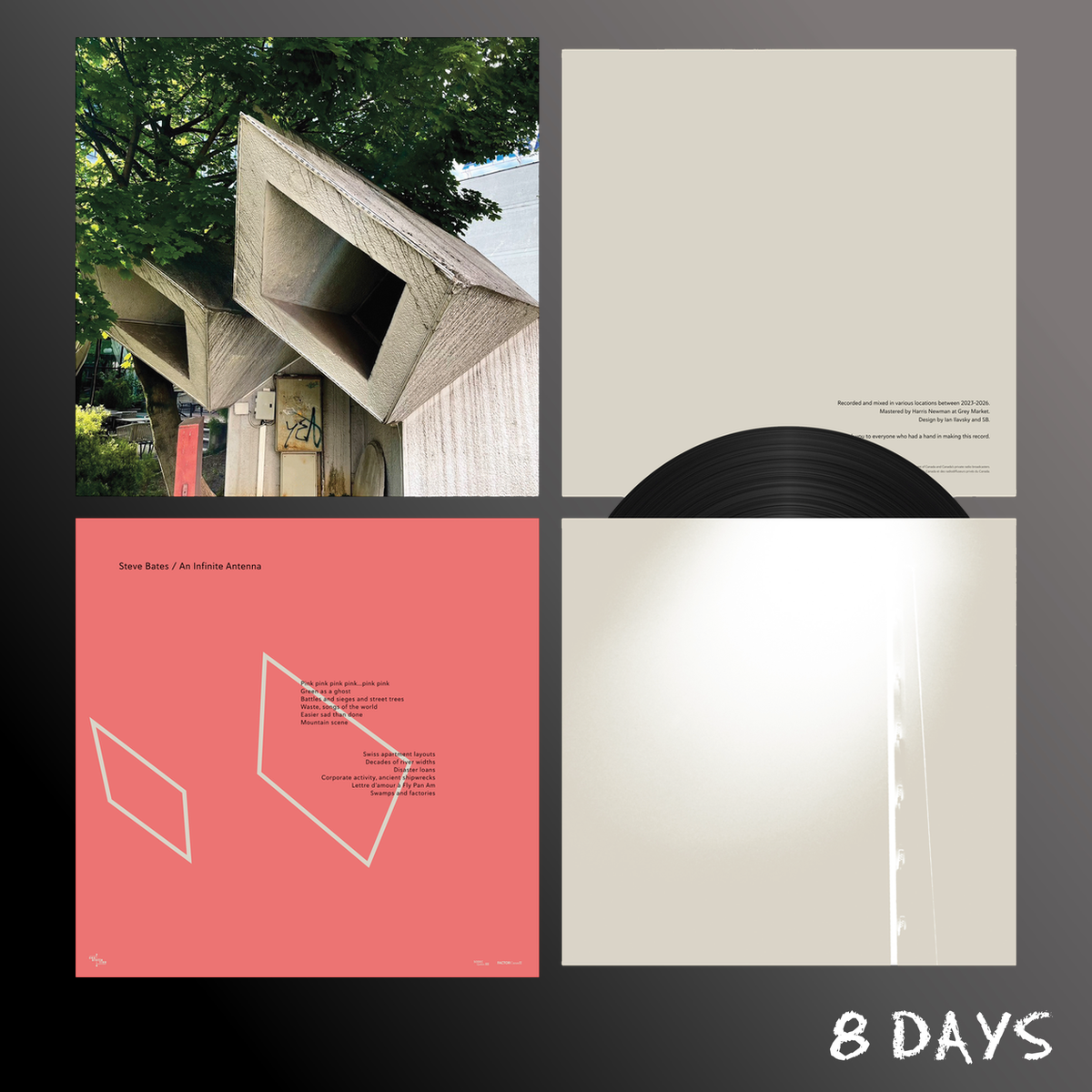 Steve Bates - An Infinite Antenna - Black Vinyl LP | Pre-Order 25.9.26
