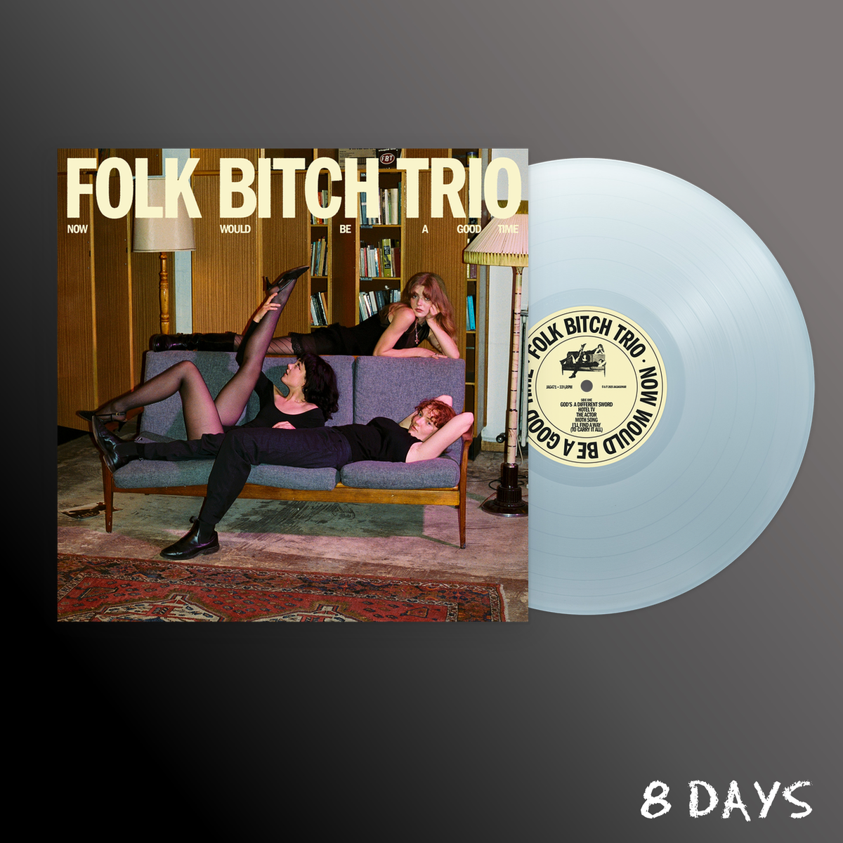 Folk Bitch Trio - Now Would Be A Good Time - Sky Blue Opaque Vinyl LP | Pre-Order 4.9.26