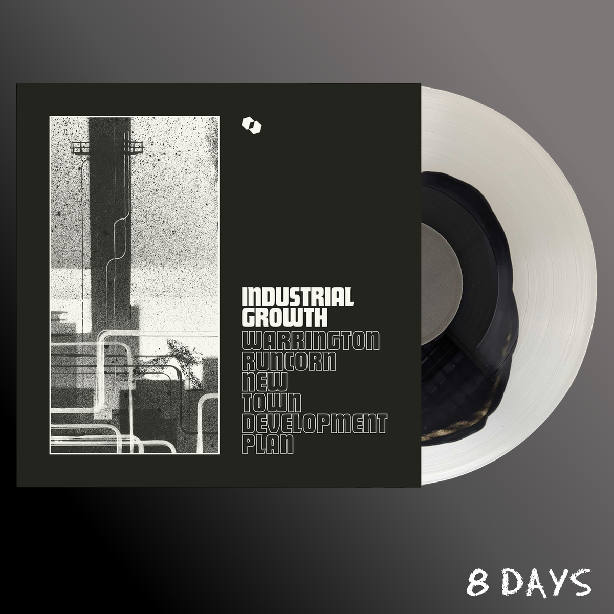 Warrington-Runcorn New Town Development Plan - Industrial Growth - Black & Clear vinyl LP | Pre-Order 30.10.26