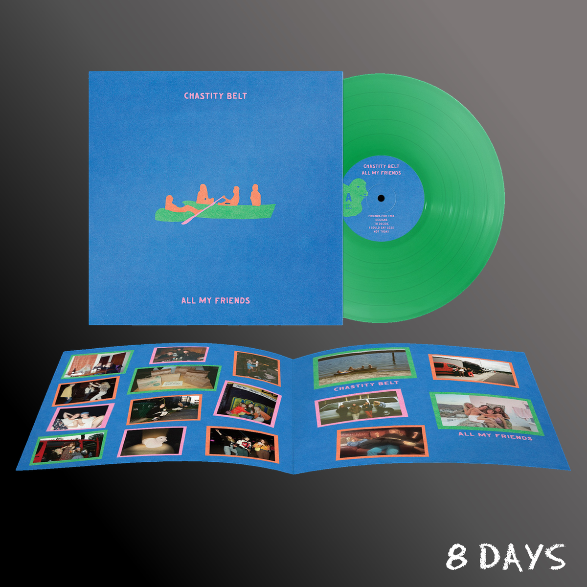 Chastity Belt - All My Friends - Transparent Green Vinyl LP | Pre-Order 13.11.26