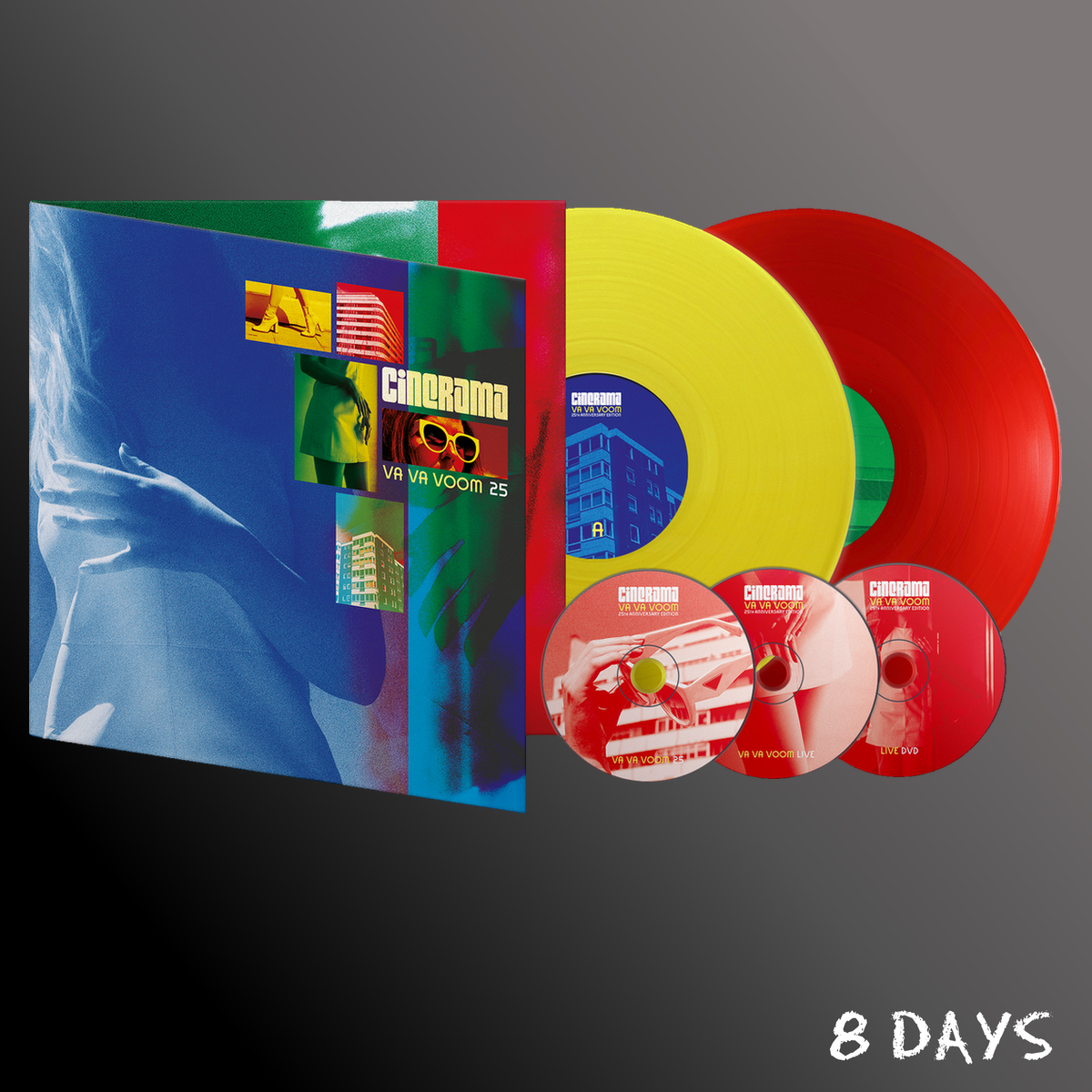 Cinerama - Va Va Voom 25 - Yellow & Red Vinyl 2LP | Pre-Order 2.10.26