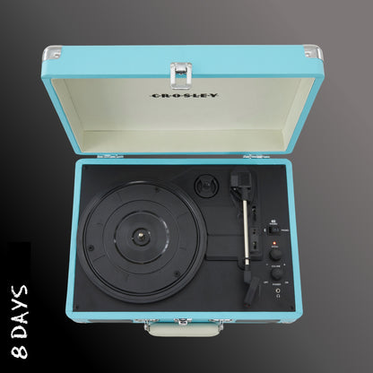 Crosley - Cruiser Plus Portable Turntable - Turquoise