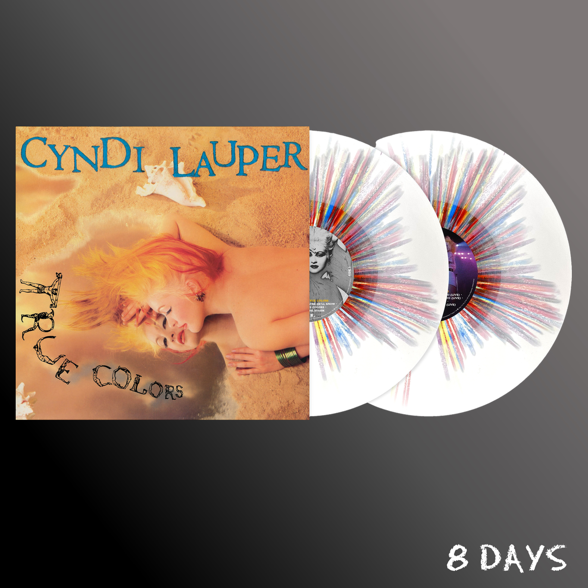 Cyndi Lauper - True Colours (40th Ann.) - Rainbow Sprinkle Vinyl 2LP | Pre-Order 4.12.26