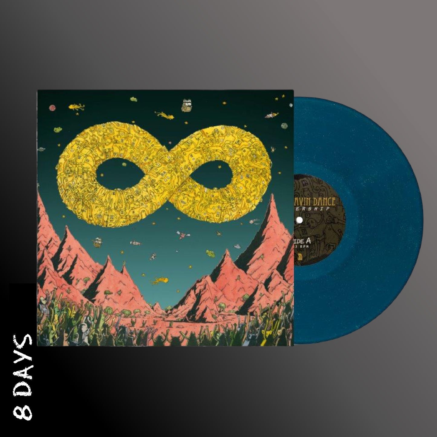 Dance Gavin Dance - Mothership - Sea Blue Glitter Vinyl - Pre Order 24/7/26