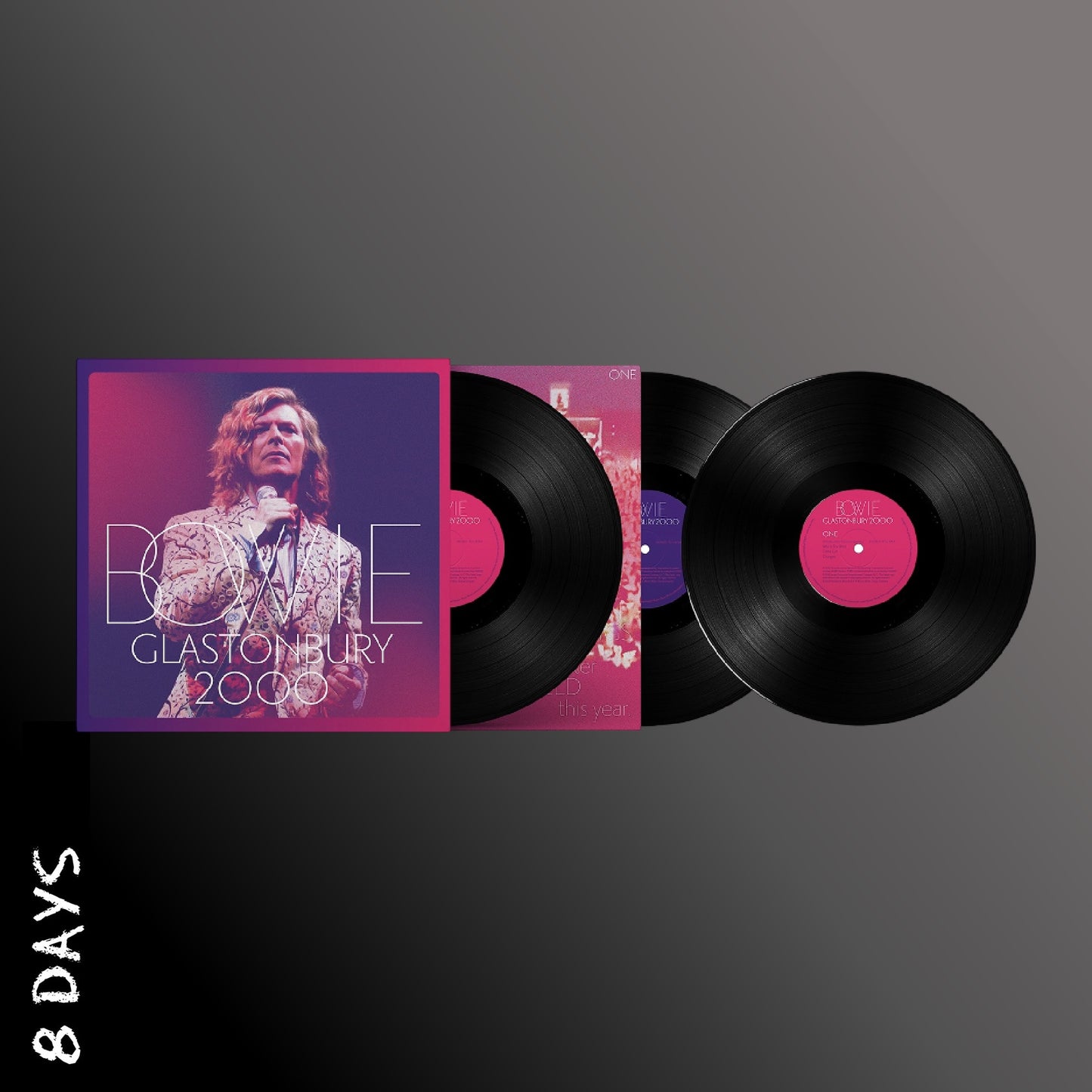 David Bowie - Glastonbury 2000 - 3LP Black Vinyl