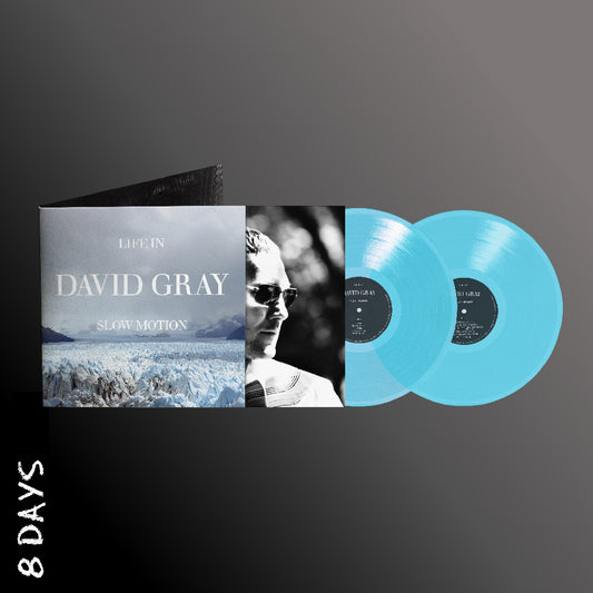 David Gray - Life in Slow Motion - Deluxe 2LP Glacial Blue Vinyl
