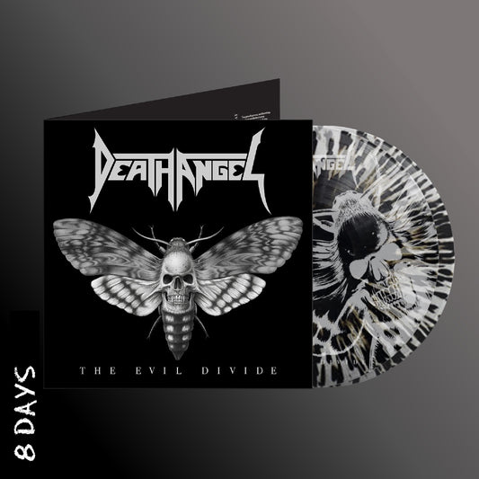 Death Angel - The Evil Divide - 2LP Clear & Black Splatter Vinyl - Pre Order 24/7/26