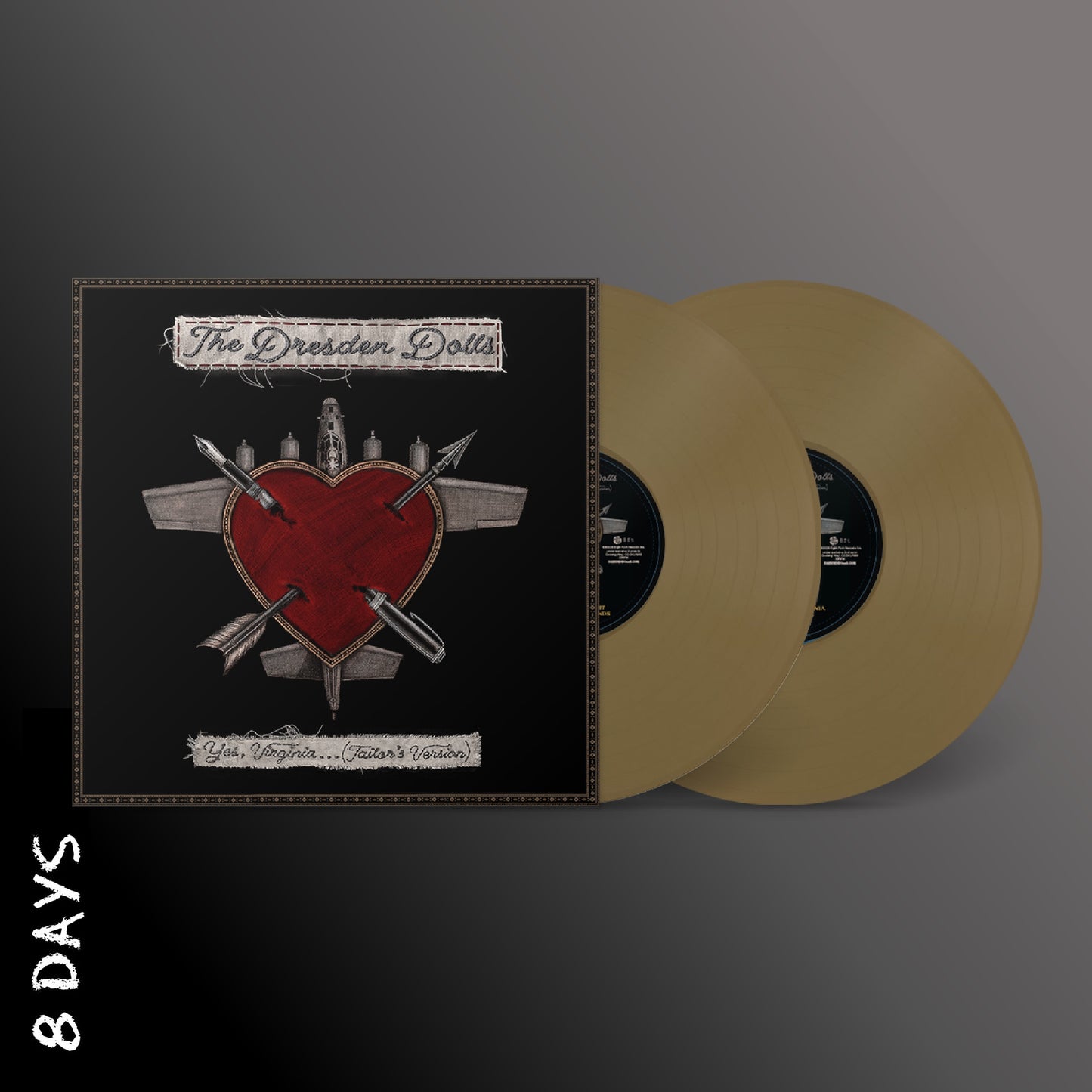 The Dresden Dolls - Yes, Virginia…(Tailor's Version) - Gold Vinyl - Pre Order 7/8/26
