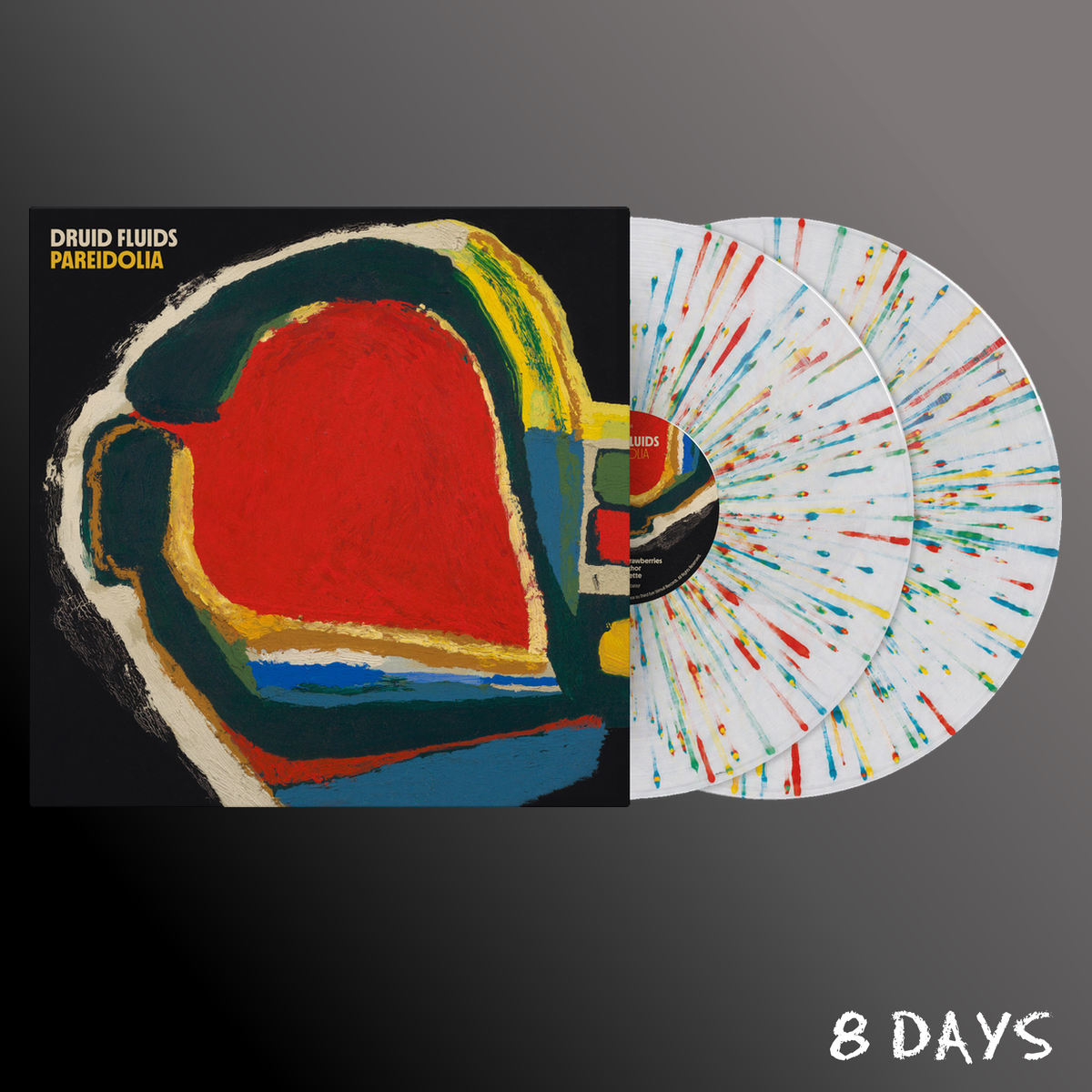 Druid Fluids - Pareidolia - Rainbow Splatter Vinyl 2LP | Pre-Order 13.11.26